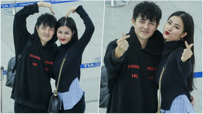 Fan 'rụng tim' trước loạt biểu cảm cực yêu của Đông Nhi - Ông Cao Thắng trước khi sang Hàn tham gia ASF 2017 Ảnh 2