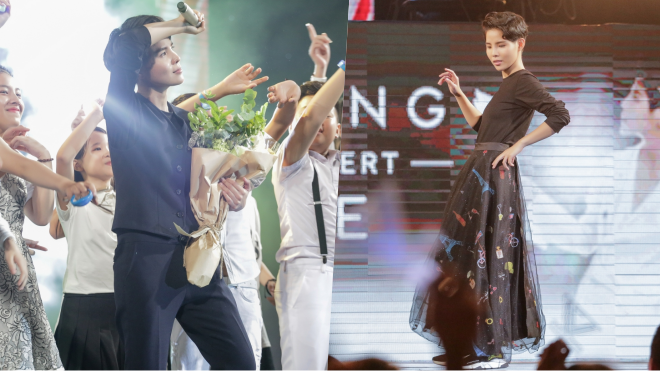 Birthday Concert 25: Vũ Cát Tường mặc váy đi catwalk, khóc cười cùng 3000 khán giả Ảnh 2