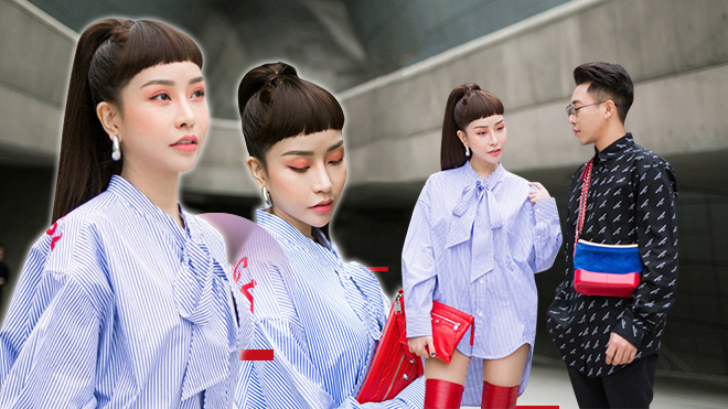 Hoàng Ku 'tài tình' biến Hoa hậu Lam Cúc thành cô gái 18 Ảnh 2