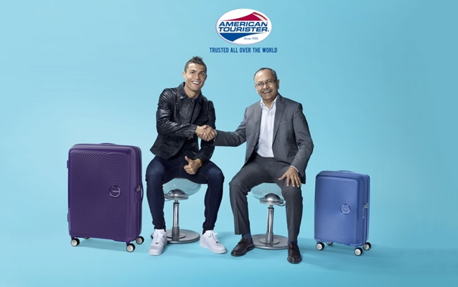 Siêu sao Cristiano Ronaldo làm Đại sứ thương hiệu cho American Tourister năm 2018 Ảnh 2