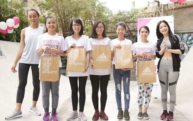 Mai Ngô, Chi Pu đồng hành cùng tinh thần thể thao của các sinh viên nữ Ảnh 2