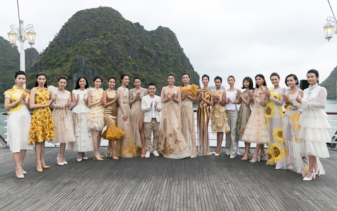 BST ngọc trai được thiết kế riêng là điểm nhấn hoàn hảo và đặc biệt cho BST mới của Lê Thanh Hòa Ảnh 2