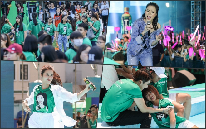 Giới trẻ và loạt sao Việt phủ xanh sân vận động Hoa Lư tại sự kiện 'TEA+ Đi trên nước' Ảnh 2