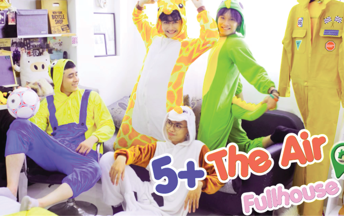 Sau sự cố tách nhóm, The Air nghịch ngợm với đội hình mới trên V Live Ảnh 2