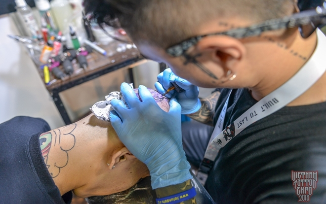 'Chất phát ngất' những hình ảnh ấn tượng trong lễ hội hình xăm lớn nhất Việt Nam Ảnh 2