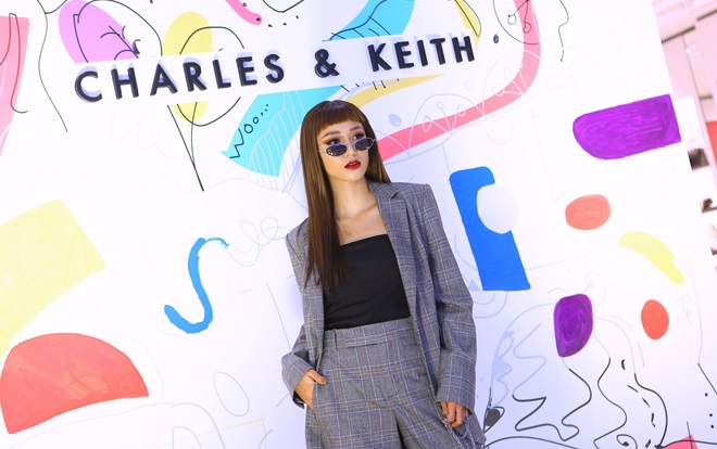 Salim ghi điểm khi diện phong cách menswear cùng với mái tóc ấn tượng Ảnh 2