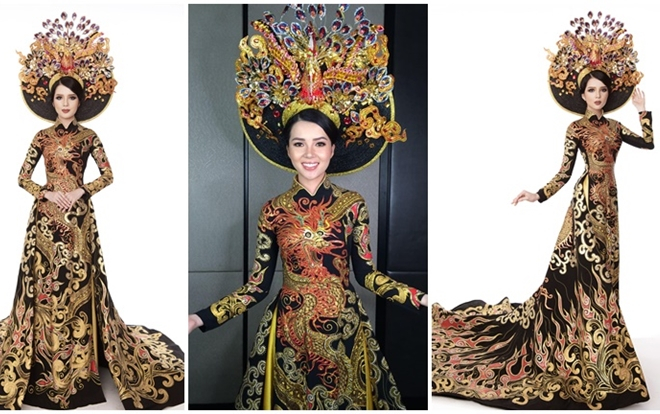 Thể hiện xuất sắc, Thúy Vi đã giành được danh hiệu Á quân trong phần thi trang phục truyền thống tại Miss Asia Pacific International Ảnh 2