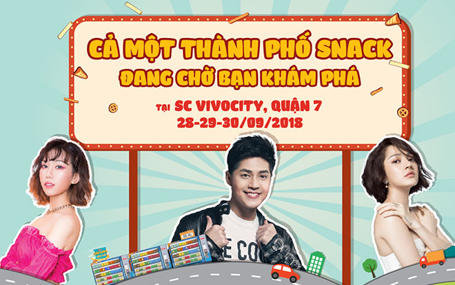 Bạn đừng quên có hẹn với Noo Phước Thịnh, Bảo Anh… tại Oishi Siêu Snack Party 2018 vào cuối tuần này nhé! Ảnh 2