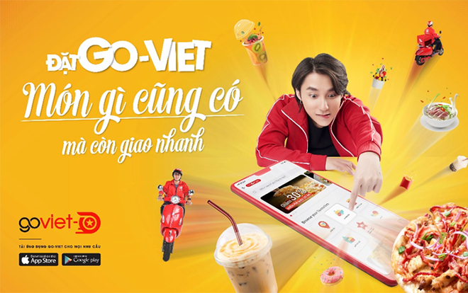 GO-VIET công bố Đại sứ Thương hiệu - ca sĩ, nhạc sĩ Sơn Tùng M-TP và triển khai thí điểm dịch vụ GO-FOOD tại TP.HCM Ảnh 2