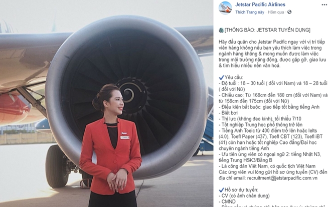 Đăng tuyển tiếp viên, Jetstar vô tình nhận được 'vựa muối' từ cộng đồng mạng Ảnh 2