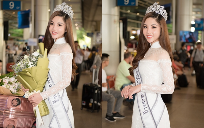 Người đẹp Phương Đài ra sân bay đón Mỹ Huyền về nước sau đăng quang Ảnh 2