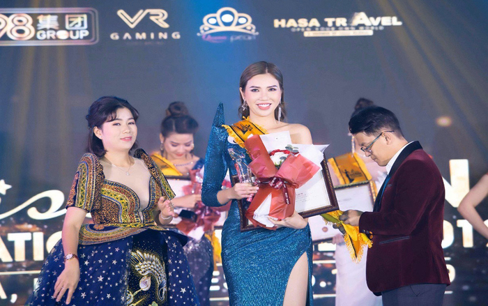 Trần Thị Kim Chi đăng quang Hoa hậu Du lịch Đại dương Doanh nhân quốc tế Ảnh 2
