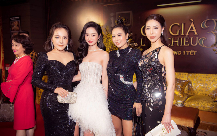 Nữ doanh nhân Nancy Nhung Bùi hội ngộ cùng dàn diễn viên ‘Gái già lắm chiêu 3’ trong họp báo ra mắt phim tại Sài Thành Ảnh 2