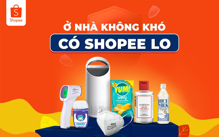 Shopee giới thiệu chương trình ưu đãi 'Ở nhà không khó, có Shopee lo' giúp người dùng dễ dàng mua hàng Ảnh 2