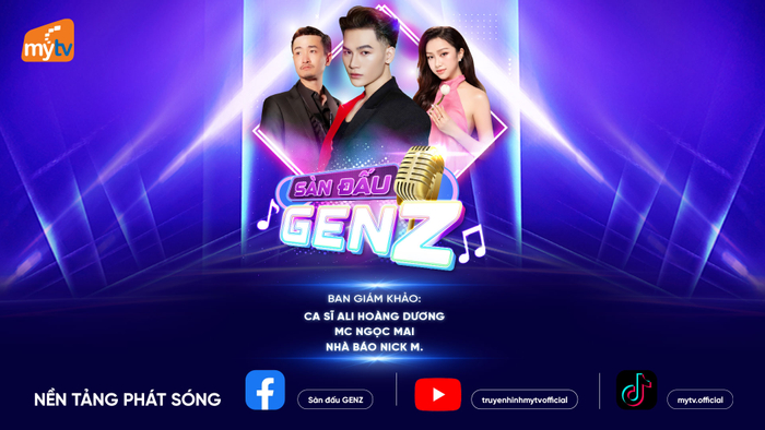 MyTV độc quyền Sàn đấu GenZ - Cuộc thi tìm kiếm tài năng thế hệ mới Ảnh 1