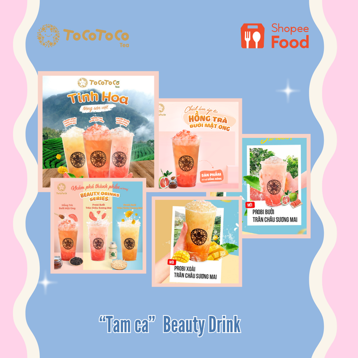 Đặt sớm bộ ba “càng uống càng đẹp này” trên ShopeeFood để nàng có thể nhâm nhi suốt cả ngày dài nhé chàng ơi!