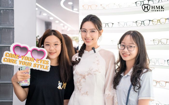 Mắt kính HMK kết hợp cùng hoa hậu Thùy Tiên ra mắt BST Eyes Found You Ảnh 2