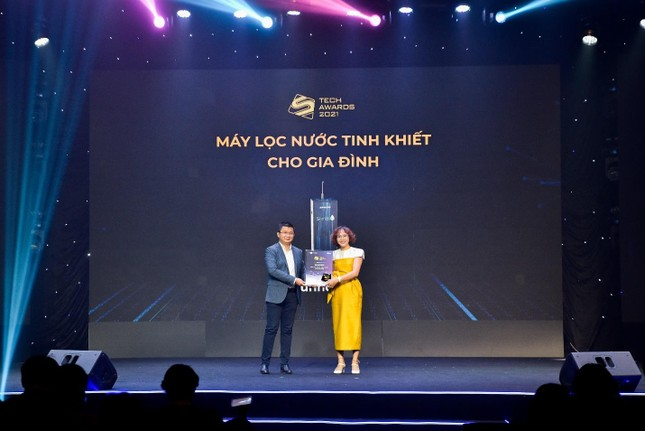 Máy lọc nước RO Sunhouse đạt giải “Máy lọc nước tinh khiết cho gia đình” tại Tech Awards 2021