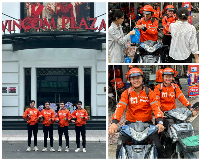 Sáng nay, những con đường ở Mỹ Tho trở nên tấp nập và rộn ràng hơn bởi “sắc cam” từ ShopeeFood đang phủ đầy thành phố sông nước này