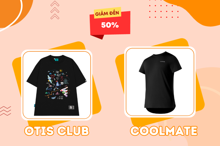 Các local brand Việt Nam như Otis Club và Coolmate cũng đua nhau đưa ra mức giá cực “hời” chỉ trong hôm nay, cơ hội “vàng” để team mê áo thun rinh ngay một em về nhà đây rồi!