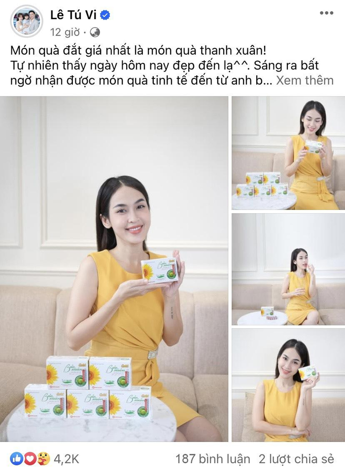 Tú Vi chia sẻ món quà bất ngờ ngày 20/10 kèm thông điệp: Món quà đắt giá nhất là món quà thanh xuân!