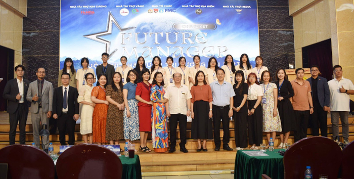 Đêm chung kết cuộc thi 'Nhà quản trị tương lai 2023' tại trường Đại học Công Đoàn ngày 24/10/2023