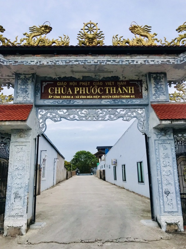 Cổng chùa Phước Thành Kiên Giang