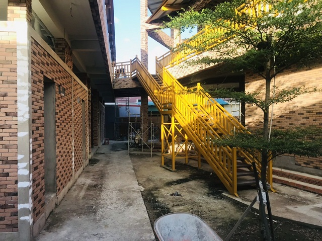 Chùa Phước Thành được thiết kế với kiến trúc mộc mạc, giản dị