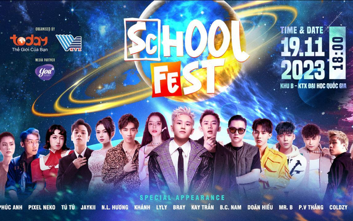 B Ray, Lyly, Kay Trần, Bùi Công Nam,.. cùng dàn nghệ sĩ hùng hậu đã sẵn sàng cho School Fest vào cuối tuần này Ảnh 2