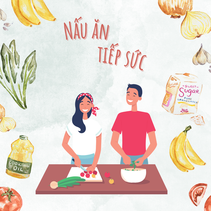 Hoạt động nấu ăn vừa mang ý nghĩa giải trí cao, cũng giúp gắn kết tình thầy trò. Bạn có thể tham khảo các món chế biến đơn giản mà không cần bếp như salad, miến trộn, bánh kem trái cây, cơm cuộn, gỏi cuốn…