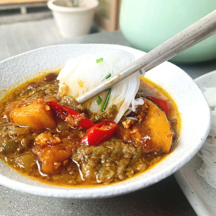 Bún chấm gạch cua - Hương vị đồng quê nhất định phải thử tại Bếp Hoa Cuisine