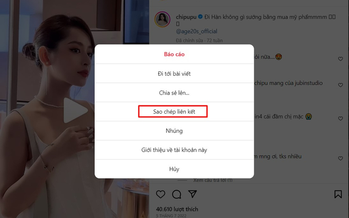 Hướng dẫn tải video Instagram các ngôi sao điện ảnh về máy Ảnh 2