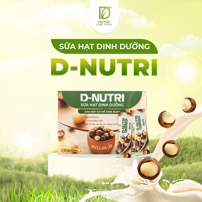 Sản phẩm Sữa hạt dinh dưỡng D-Nutri