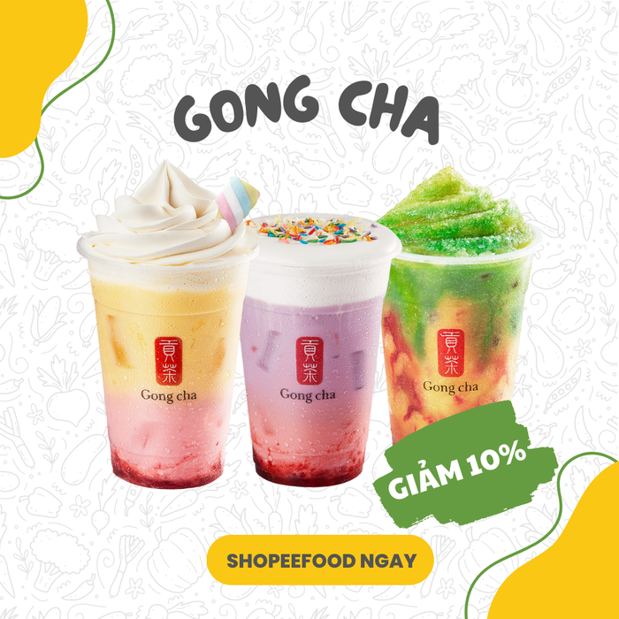 Thưởng thức ngay menu mới đến từ nhà Gong Cha tại ShopeeFood!