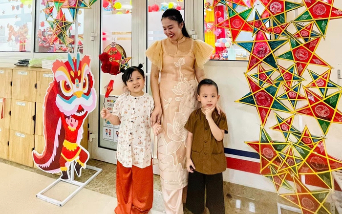 Mẹ 3 con Hoàng Hải Hà đảm đang, chỉn chu từ điều nhỏ nhất Ảnh 2