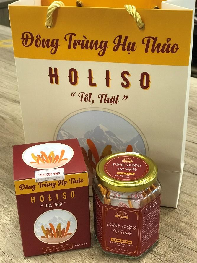 Sản phẩm đông trùng hạ thảo Holiso tốt, thật
