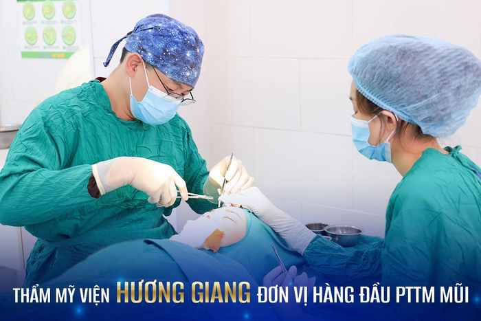Thẩm mỹ viện Hương Giang đơn vị hàng đầu PTTM Mũi