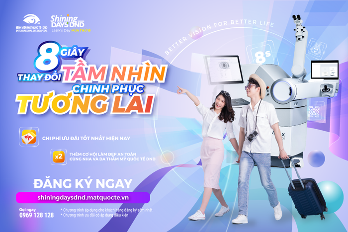 Tạm biệt kính cận với mức chi phí tốt nhất năm cùng Shining Days DND 2023