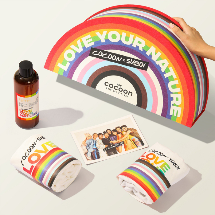 Chiếc hộp cầu vồng và các vật phẩm thuộc bộ sưu tập “Love Your Nature” 