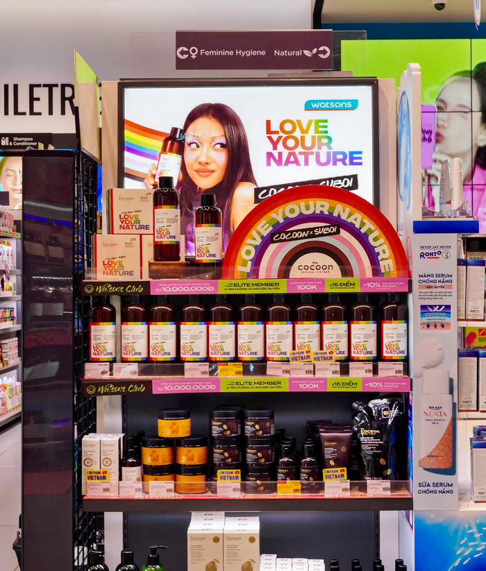 Dự án Cocoon x Suboi: “Love Your Nature – cứ tự nhiên đi” tại cửa hàng