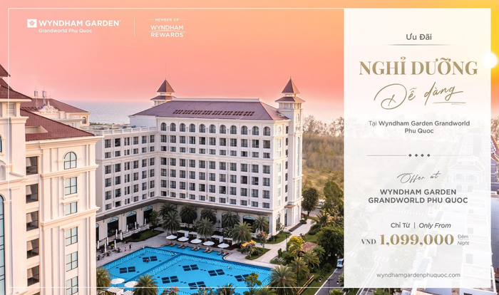Gói ưu đãi tại Wyndham Garden Grandworld Phu Quoc