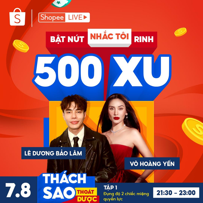 Shopee Live Thách Sao Đoán Được với nhiều bất ngờ chờ đón, thách bạn có thể rời mắt khỏi màn hình!