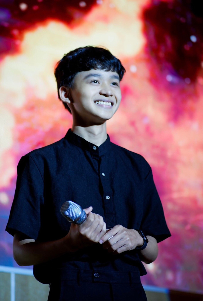 Tâm Hào toả sáng tại một sự kiện của Trường ĐH FPT phân hiệu TP.HCM.