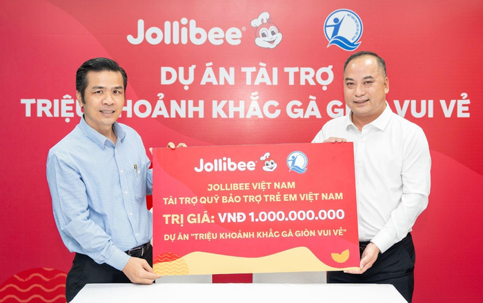 'Triệu khoảnh khắc Gà Giòn Vui Vẻ' Jollibee góp 1 tỷ đồng xây lớp học cho trẻ em Ảnh 2