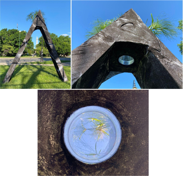 Chiếc kính nhỏ nhìn ra thế giới của “kẻ ngoài hành tinh” Vince Phan. Nguồn: https://www.v-et-al.com/sculpture