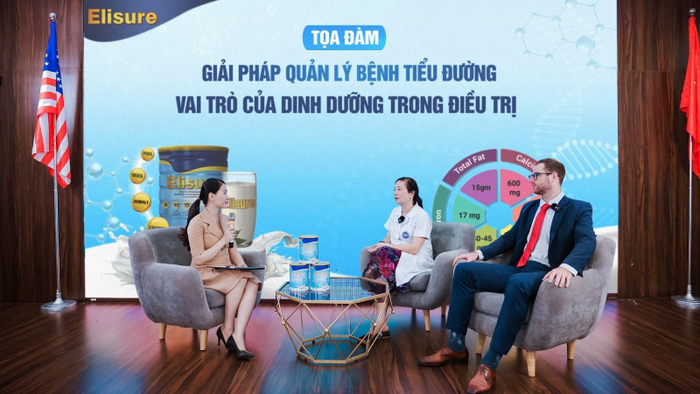 PGS.ThS.Bác sĩ Trịnh Bảo Ngọc trong buổi tọa đàm về giải pháp dinh dưỡng cho người tiểu đường.