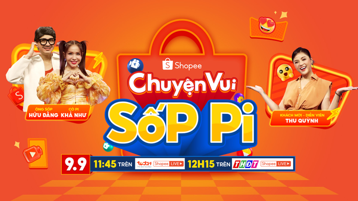 Chuyện Vui Sốp Pi 9.9 với sự tham gia của nữ diễn viên Thu Quỳnh. 