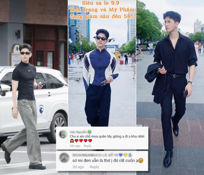 Video phối 3 set đồ với toàn các item trên Shopee của Minh Kha thu về gần 25.000 tim cùng loạt bình luận tích cực của cộng đồng mạng cho thấy độ “tín” của những gợi ý từ anh chàng người mẫu