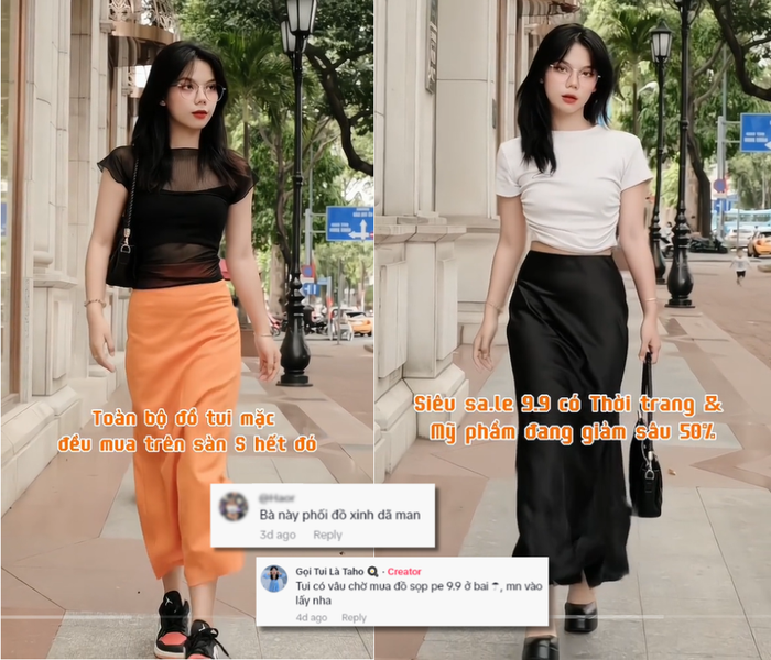 Không chỉ đưa ra những gợi ý trang phục khiến fan vô cùng tâm đắc, Thảo Hoàng còn chia sẻ mã voucher từ Shopee giúp người xem mua sắm thêm tiết kiệm