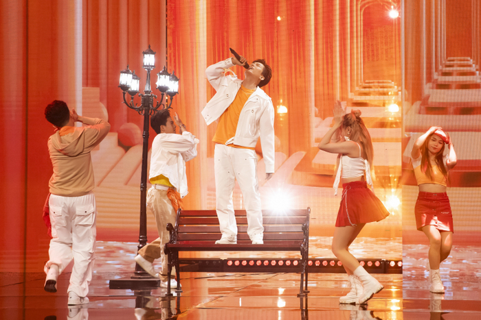 Bộ ba Tóc Tiên - Myra Trần - Orange gây thương nhớ tại Cặp đôi bí ẩn 9.9 Ảnh 1